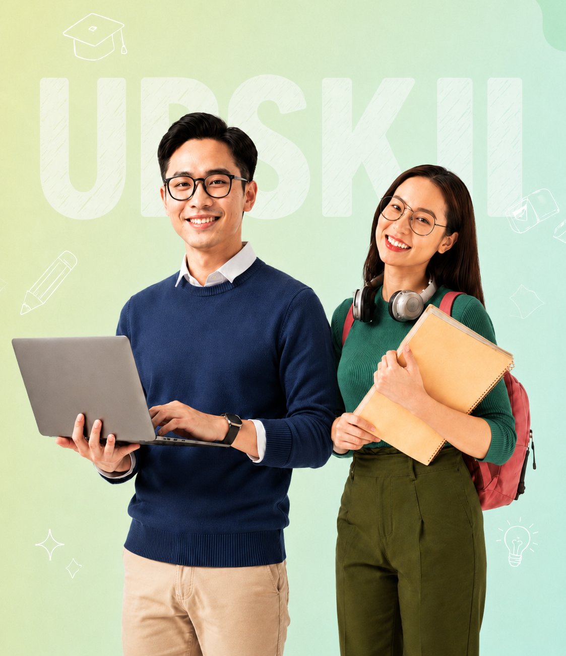 Học sinh học cùng UPSKII
